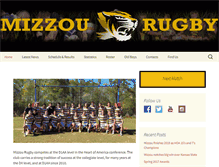 Tablet Screenshot of missourirugby.com